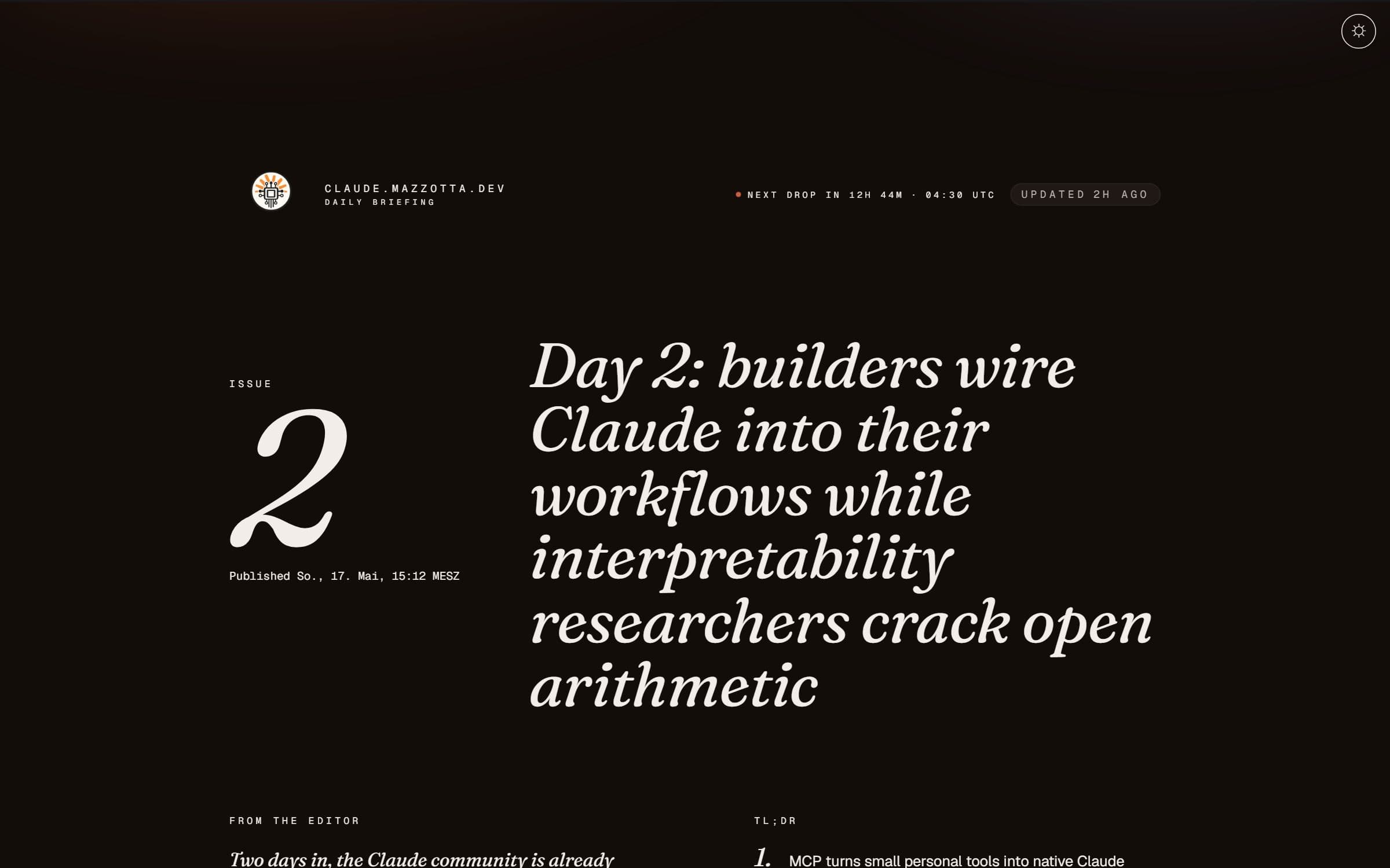 Claude Daily Summary cover
