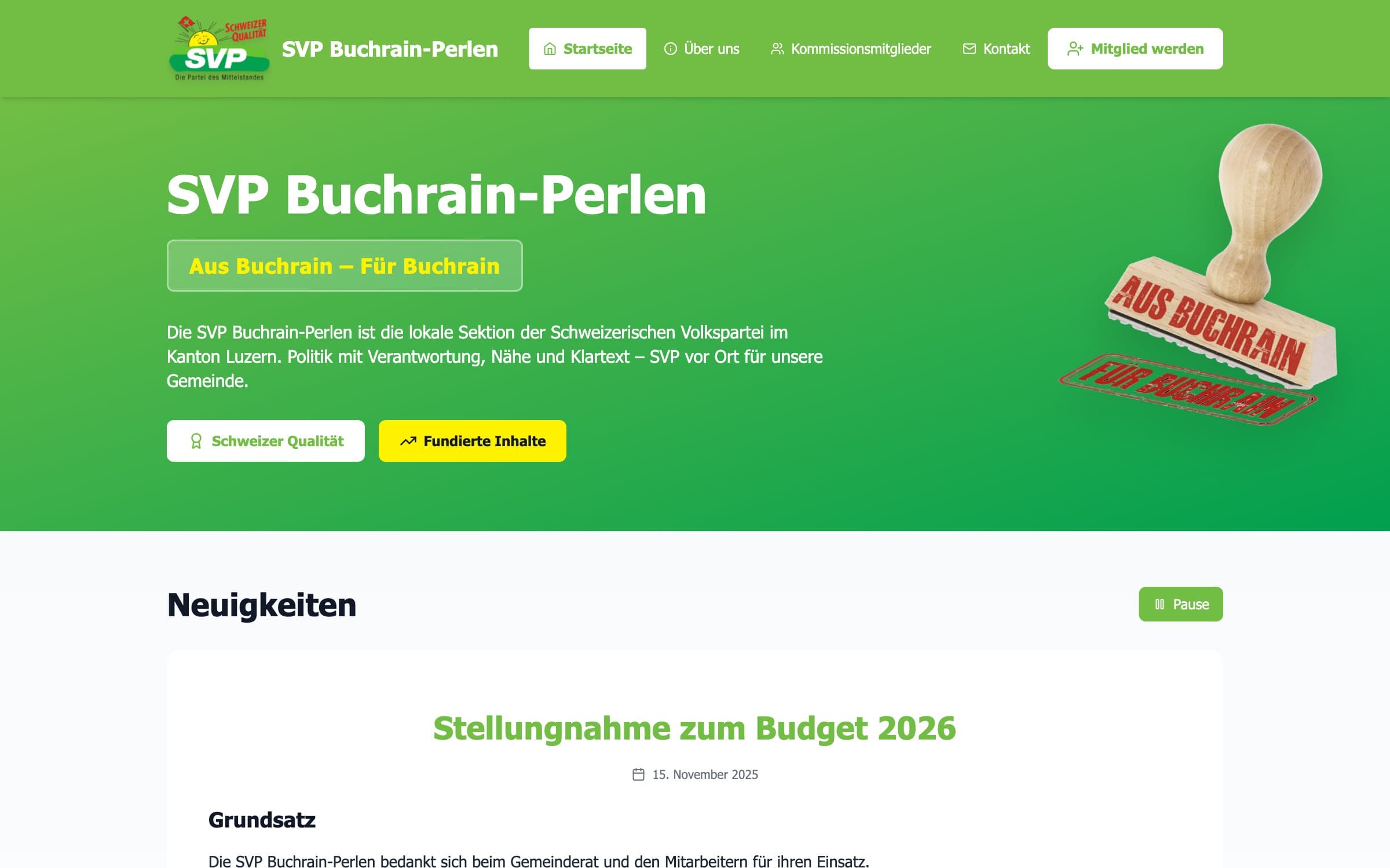 SVP Buchrain Perlen Template cover