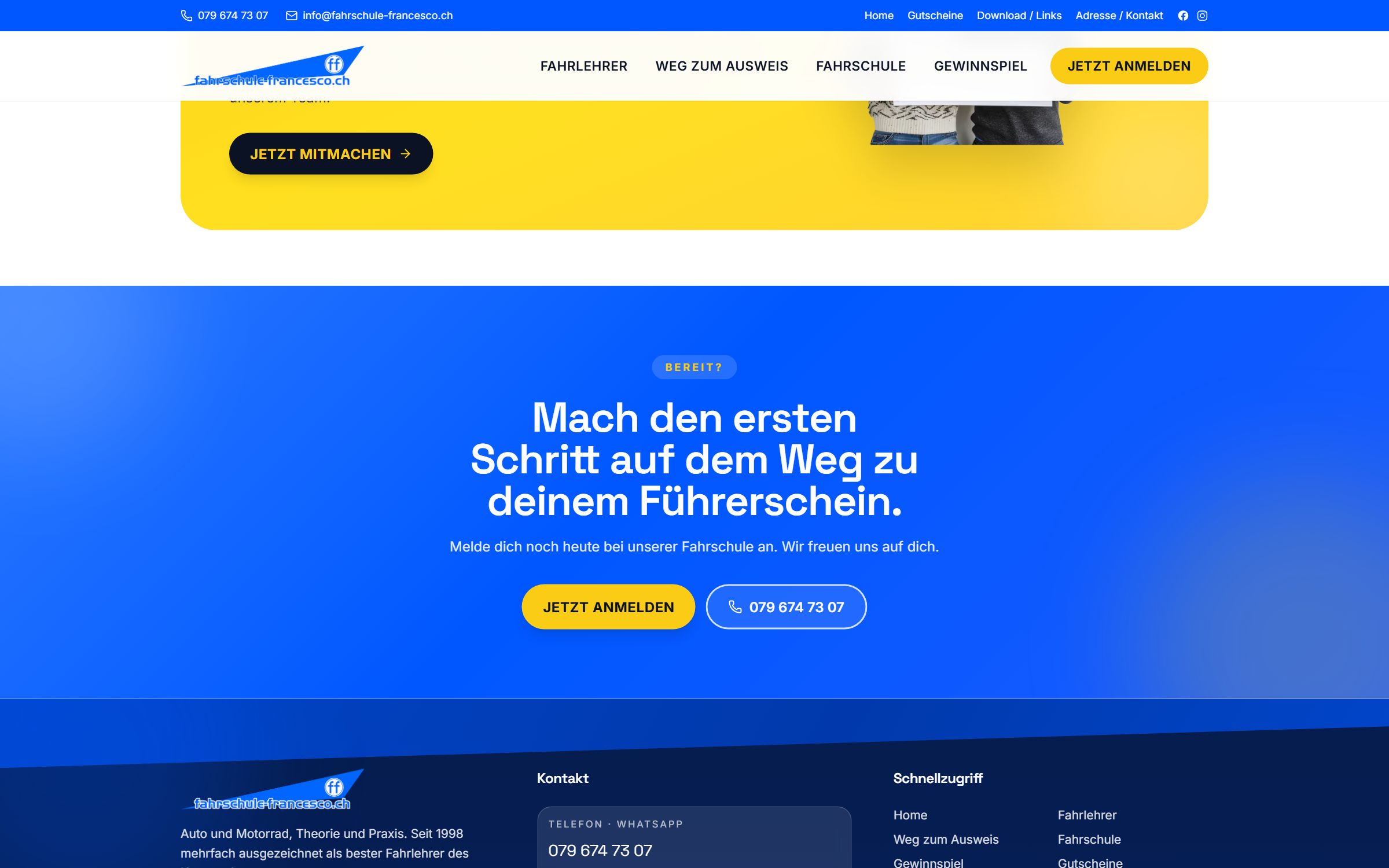 Fahrschule Francesco path to the driving license